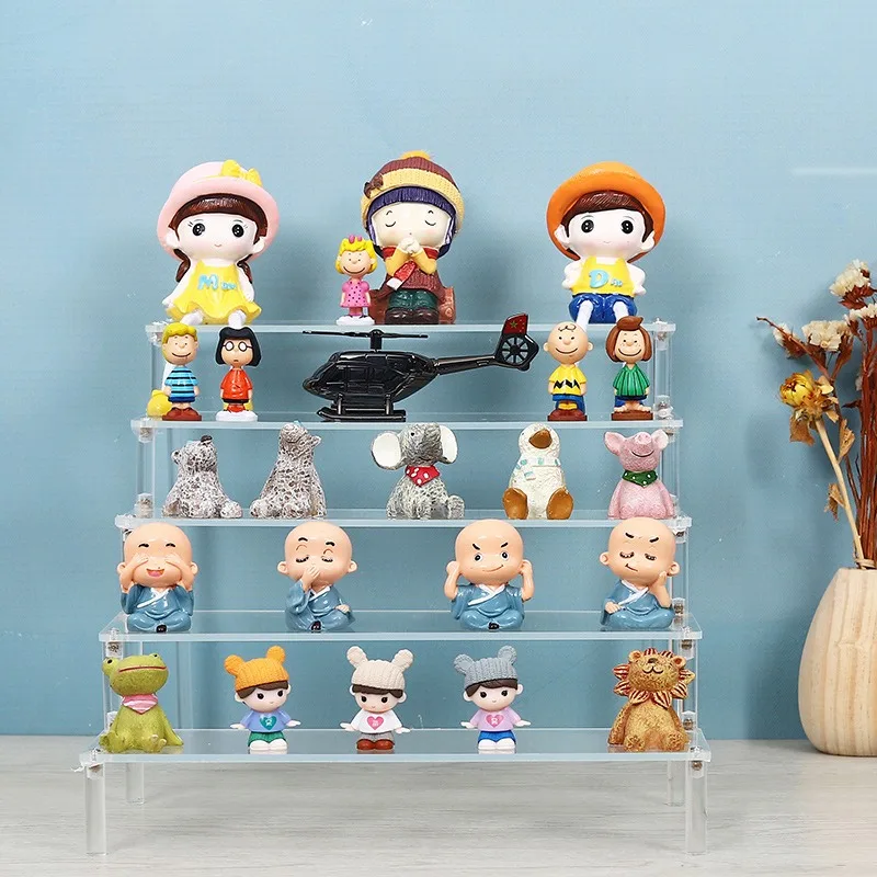Акриловая витрина размером 1-5 ярусов для поп-фигурок Amiibo Funko косметика кексов
