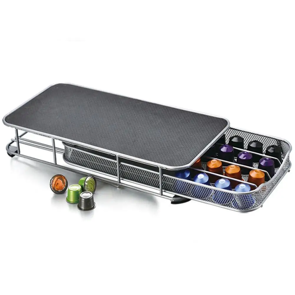 40 чашек держатель для подставок стойка хранения кофейных капсул полки из