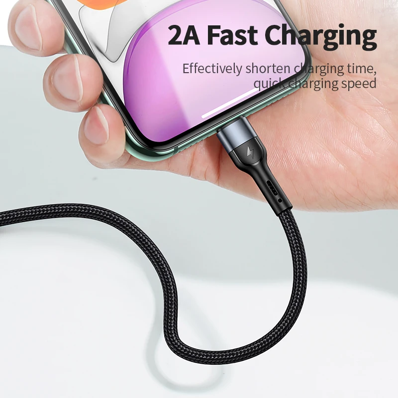 USAMS USB Type C кабель Lightning для Iphone 11 pro max Xs Xr X SE 8 7 6 plus 6s 5s ipad air mini быстрой зарядки|Кабели