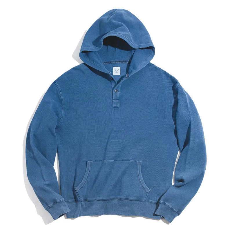 Maden/мужская повседневная толстовка с капюшоном сезон весна осень темно синий