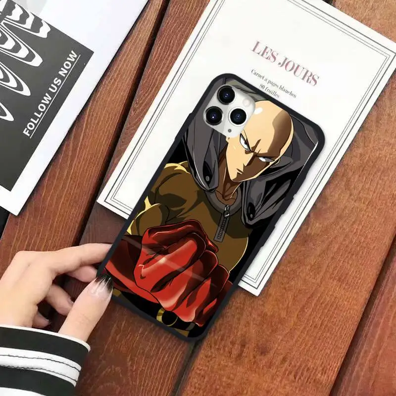 

Japan Anime One Punch Man Phone Case for iPhone 11 12 pro XS MAX 8 7 6 6S Plus X 5S SE 2020 XR