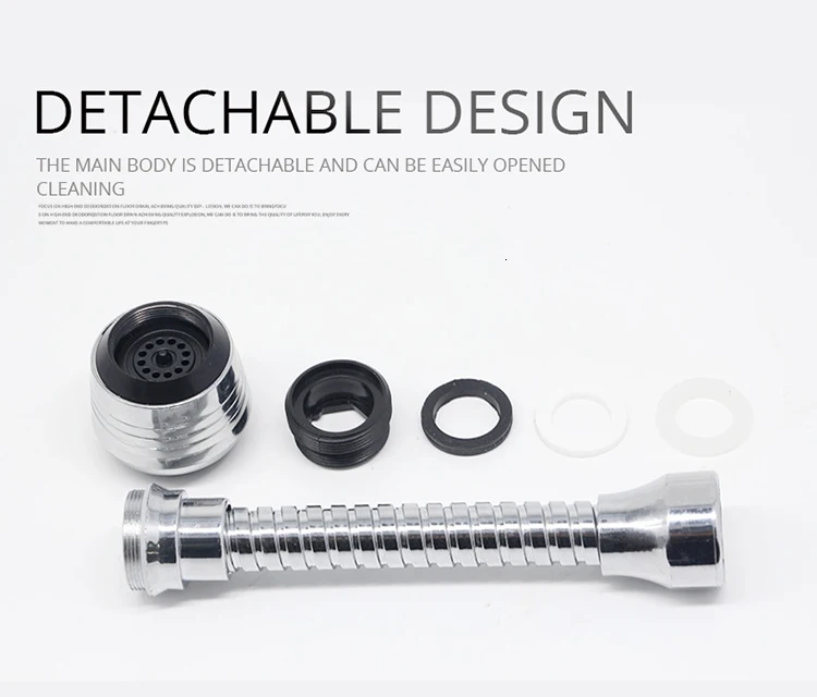 ZhangJi Bubbler вращающийся Расширенный кран аэратор диффузор воды Bubbler душ кран с форсункой разъем сопла кухонный аксессуар