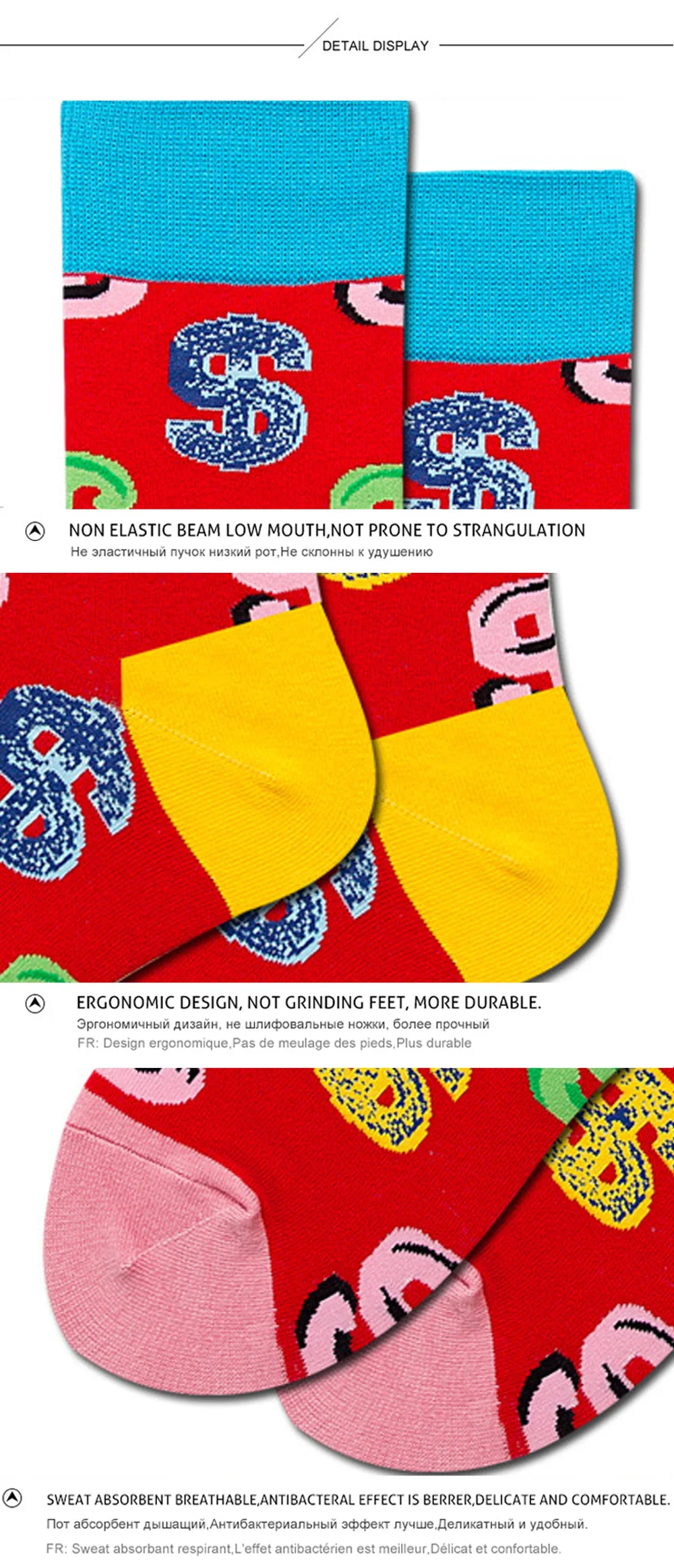 VERIDICAL, новинка, мужские длинные носки, Harajuku, носки с принтом денег, доллара, носки с забавными рисунками, носки из чесаного хлопка, веселые, смешные мужские носки