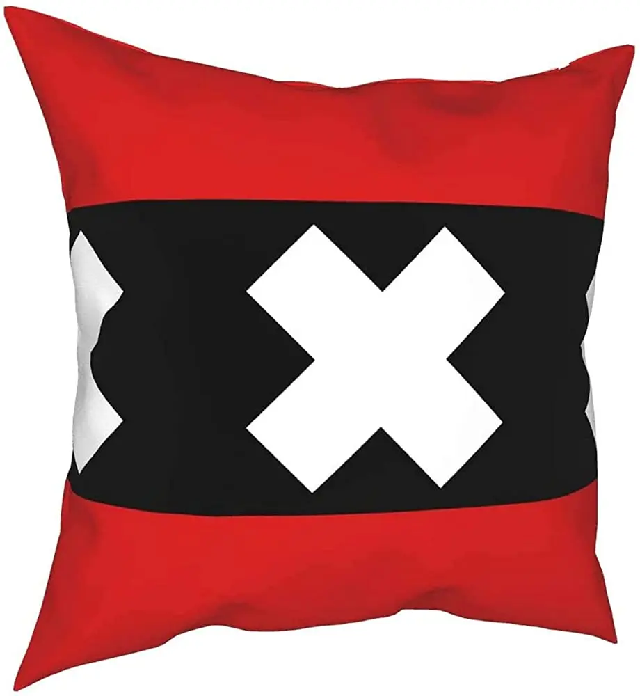 

Флаг Амстердама AQAU, удобная мебель для кушетки, автомобиля, домашний декор, 18x18 дюймов