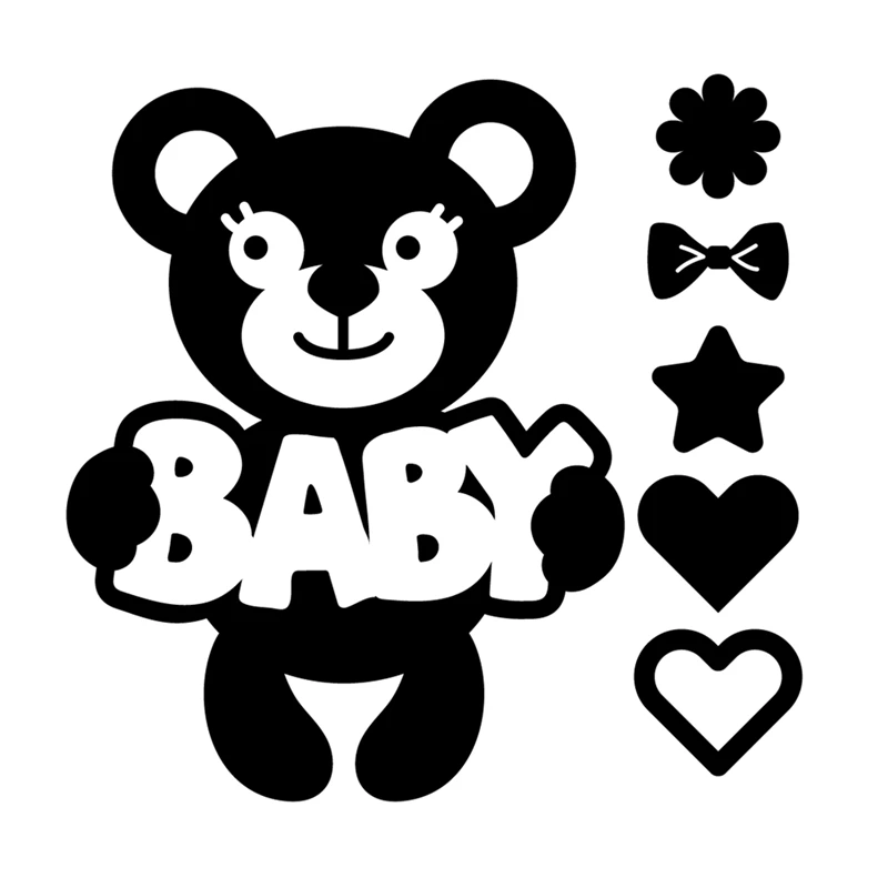 YaMinSanNiO Polar Pals Dies Bear Hugs Metal Cutting Dies and Clear Stamps for Card Making Scrapbooking Crafts Embossing Paper