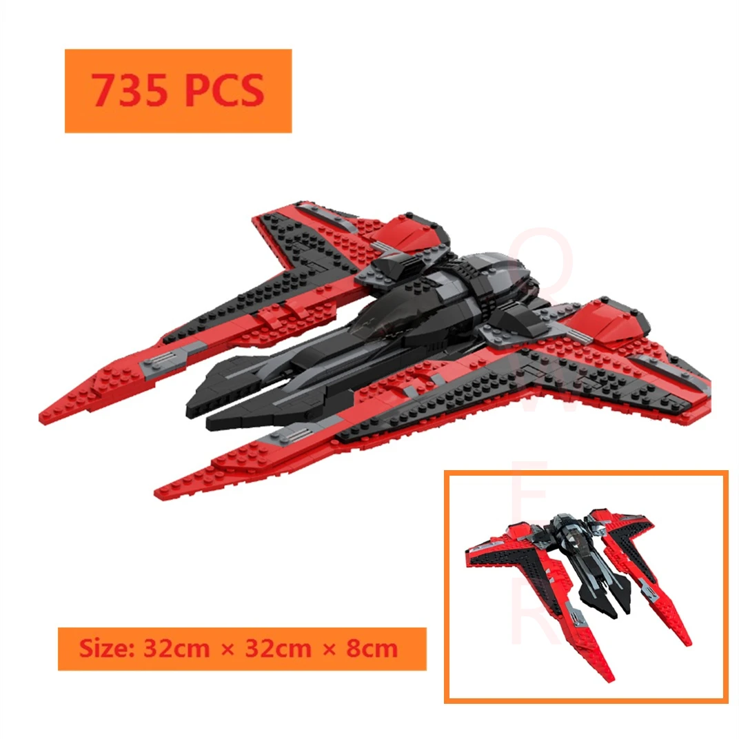 

2021 NEW Tie Maul's Gauntlet Fighter Space Weapon MOC-32053 Educational Building Blocks Bricks DIY Toys For Kids Gifts Christmas
