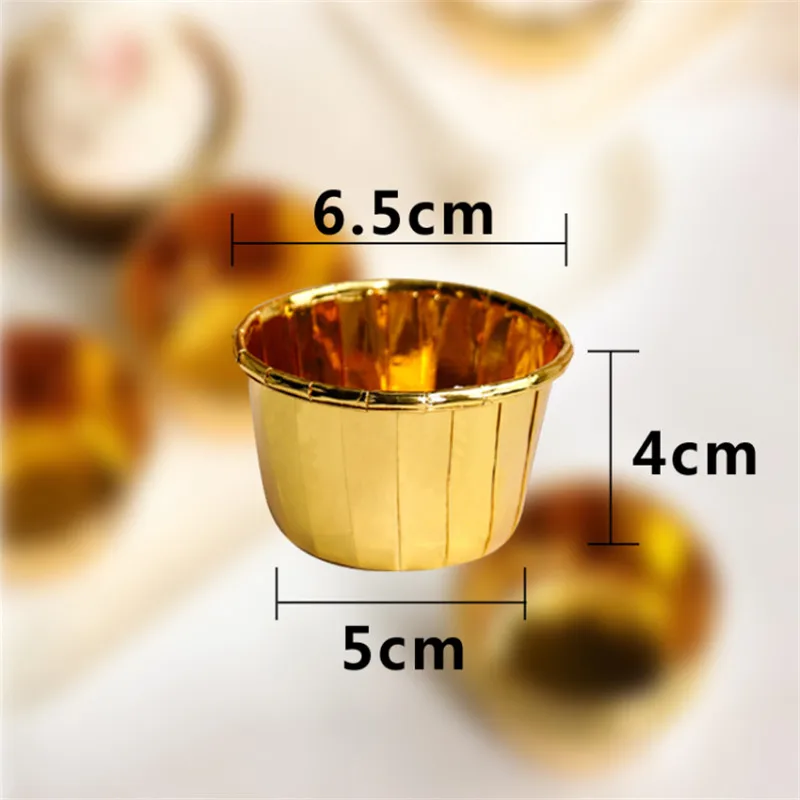 

50pcs Cupcake Wrapper Holder Birthday Party Favors Supplies Cake Cup Birthday Party Wedding Decoration DIY Kitchen Baking Tool