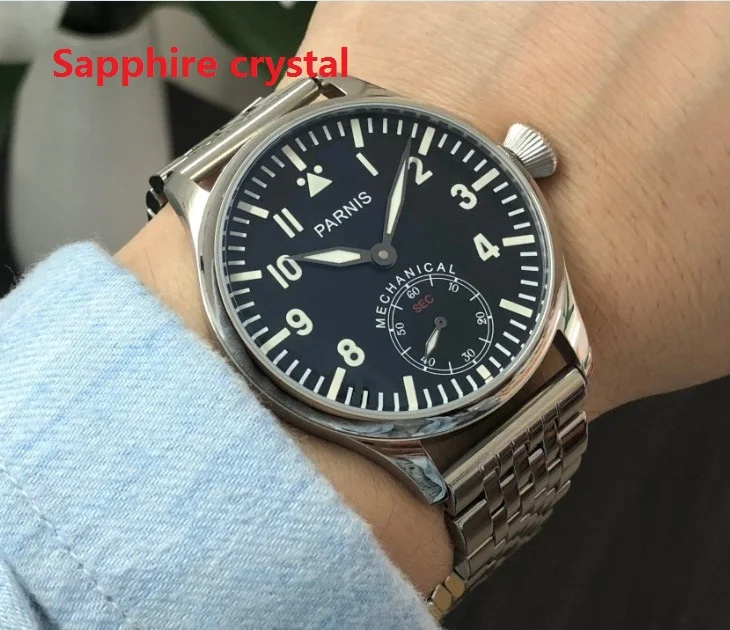 Часы мужские механические 44 мм с черным циферблатом 6498|watch men|watch men watchwatch watch |