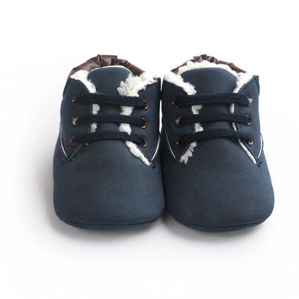 Детская обувь для новорожденного мальчика и девочки зимние теплые мягкие