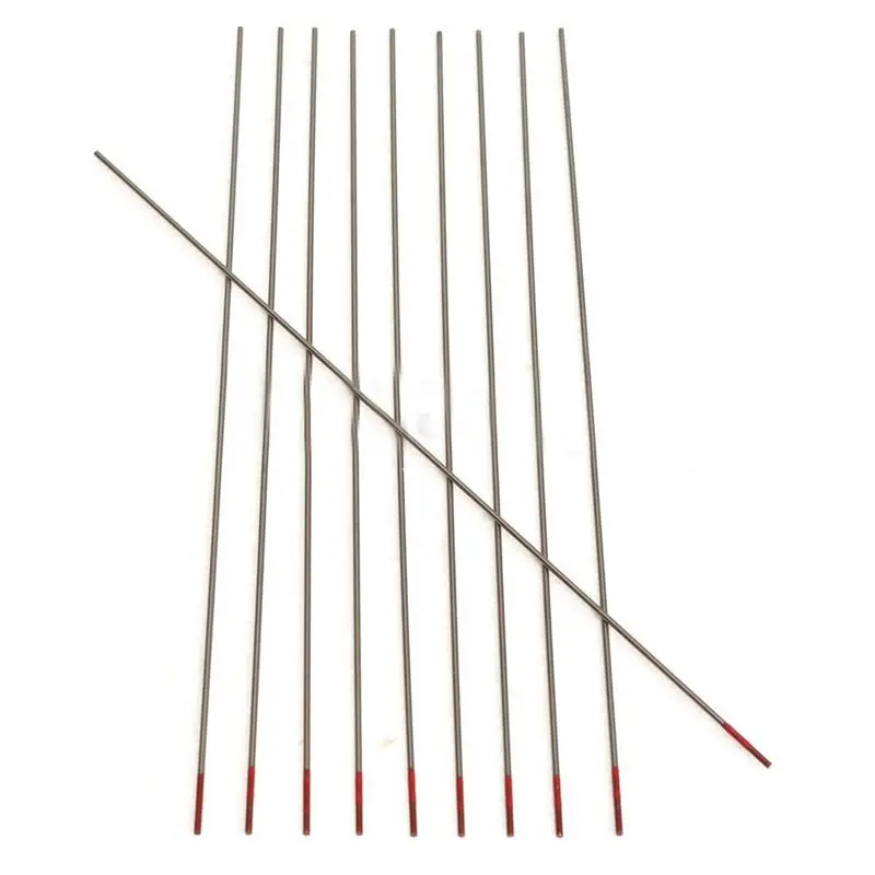 

New-10pcs WT20 Tungsten 2% Lanthanated Tip TIG Welding Electrodes 150mm / 6 inch