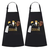 women waterproof with cooking apron apron men adjustable pocket for kitchen barbecue garden restaurant cafe chef