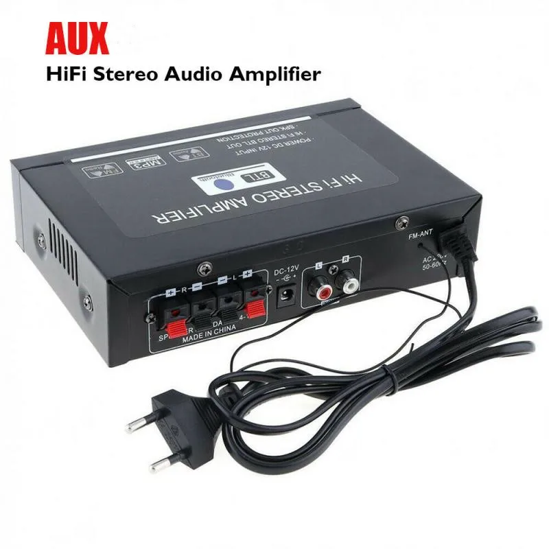 800W G30 Audio Amplificador Digital Home Power Bluetooth-compatible Hifi Stereo Subwoofer Music Player With Remote Control | Электроника