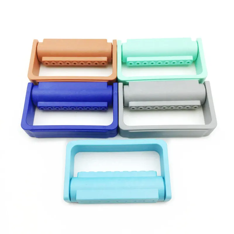 1 шт. держатель для зубных буров с 9 отверстиями|Модель зубов орто-металлическим