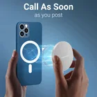 Чехол для iPhone 12 Pro Max с беспроводным зарядным устройством, прозрачный Магнитный чехол для iPhone 12 11, чехол