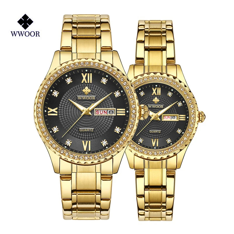 Часы для пар 2020 мужские часы лучший бренд Роскошные Кварцевые женские наручные
