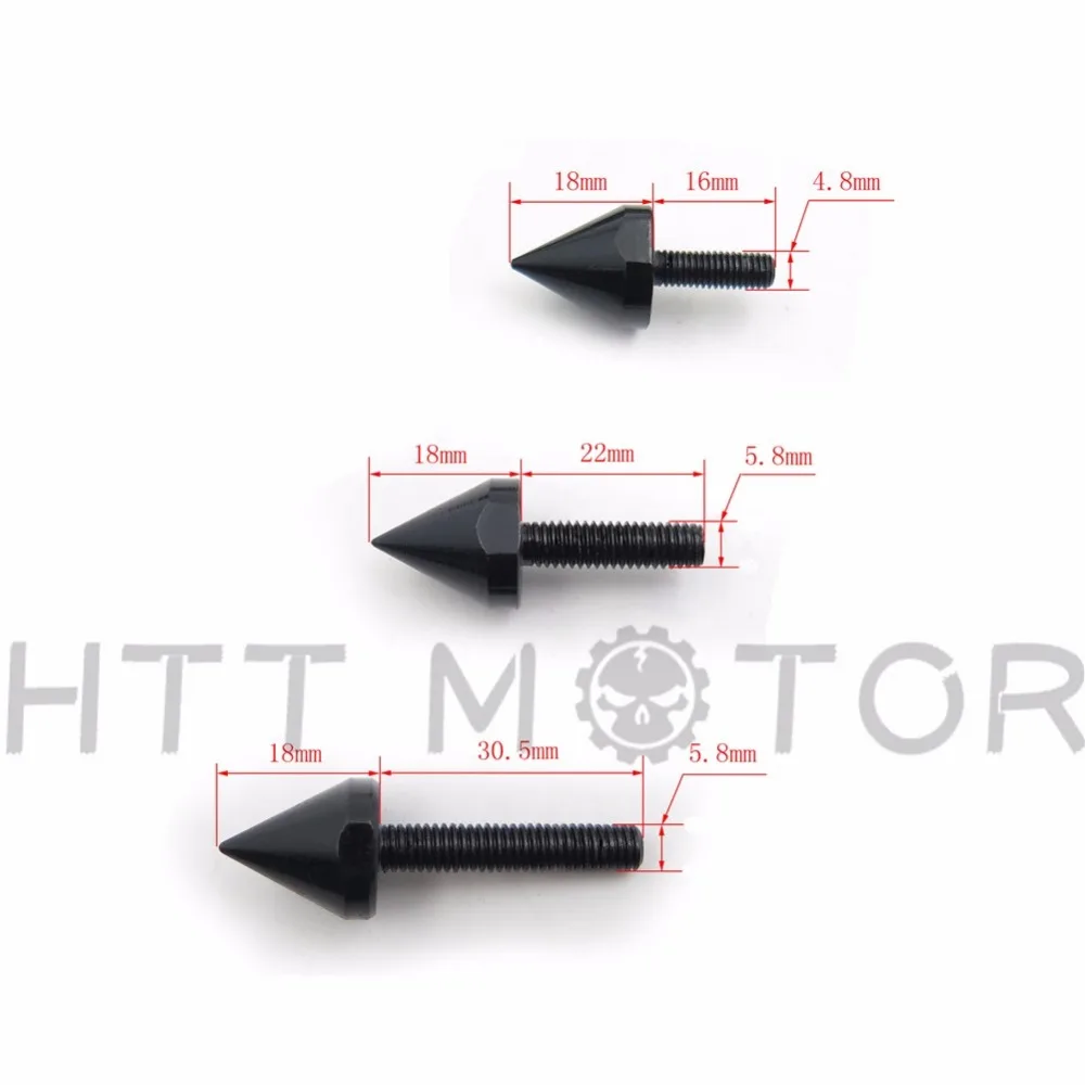 Бесплатная доставка на вторичном рынке мотоциклетные запчасти комплект черных
