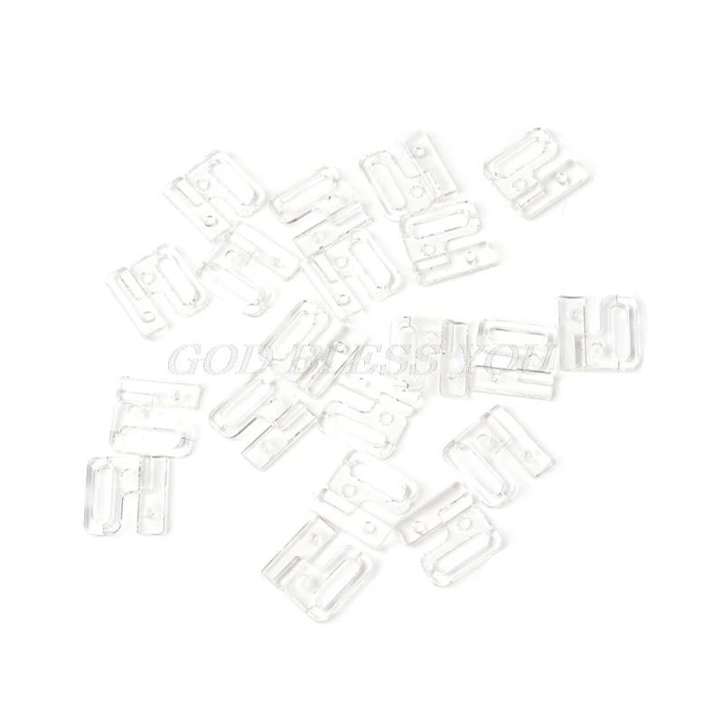 10 шт. пластиковые прямоугольные крючки и застежка для купальников бюстгальтеров