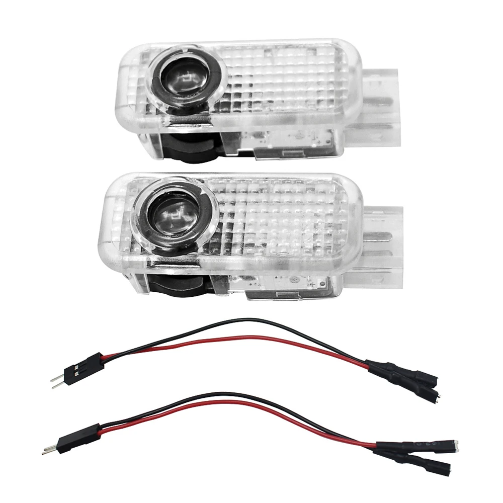 2x светодиодная автомобильная лампа на дверь авто Логотип лазерный проектор