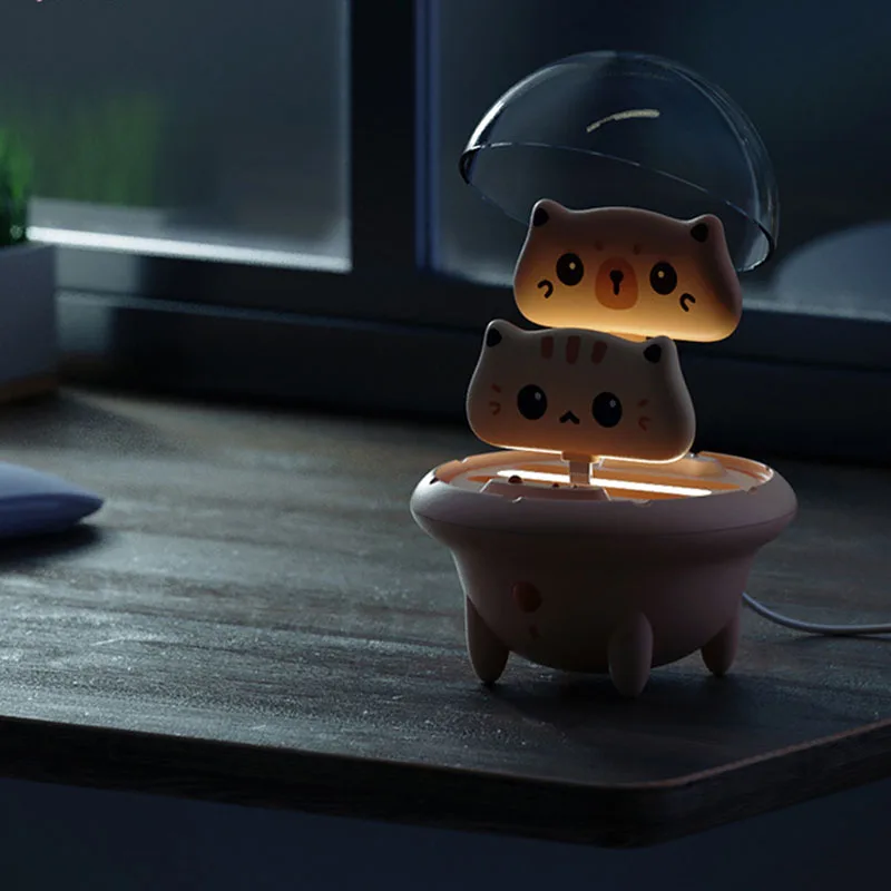 Мини Внешний аккумулятор с милым котом USB портативный внешний зарядное