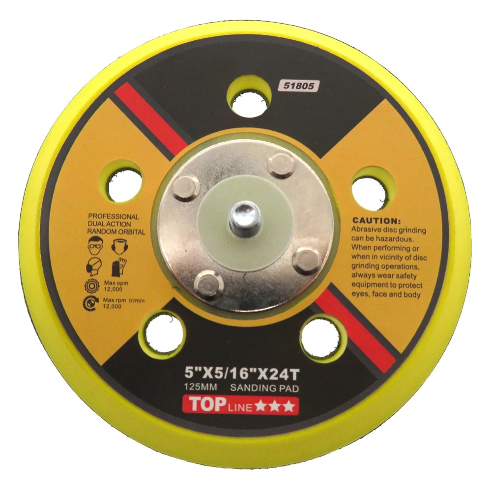 Универсальный 125 мм/5 дюймов 5 отверстий пневматический полировальный диск