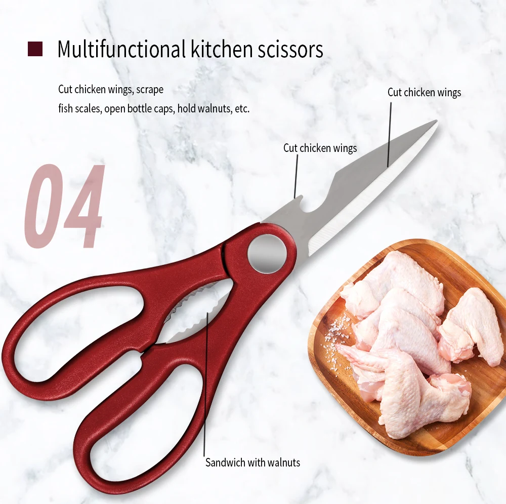 Набор ножей из нержавеющей стали с защитой от царапин | Дом и сад