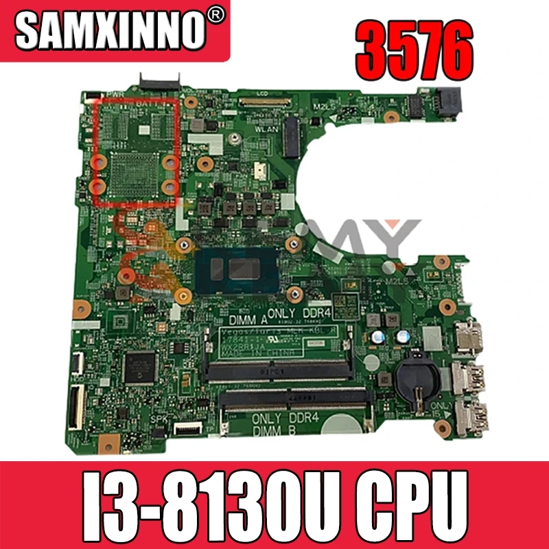 

Akemy для Dell Inspiron 3576 Материнская плата ноутбука CN-00NCNG 00NCNG 0NCNG с I3-8130U Процессор DDR4 17841-1