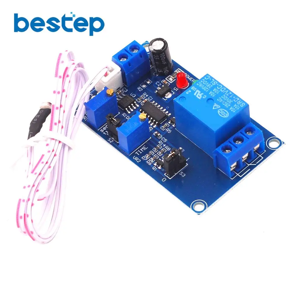 Релейный модуль датчика фоточувствительного резистора 5 В 12 Регулируемый Модуль