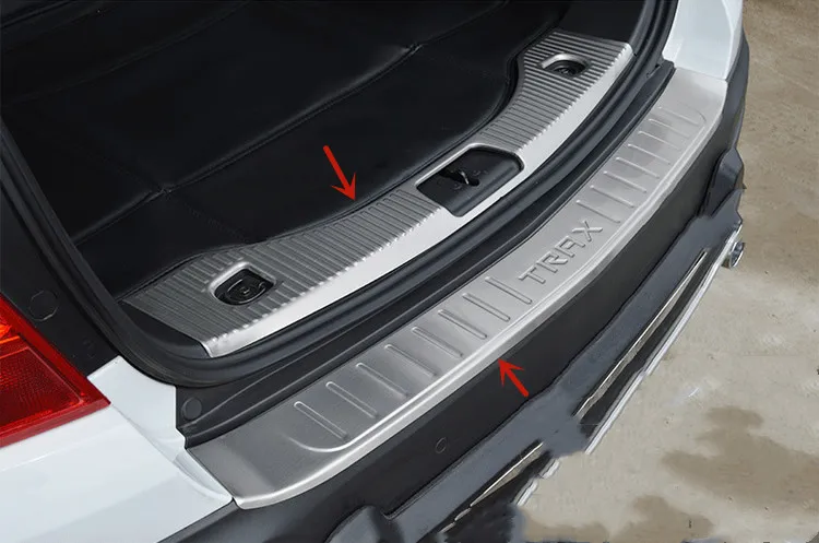 

Высококачественный порог багажника из нержавеющей стали для Chevrolet TRAX 2014-2018, защита от царапин, Стайлинг автомобиля