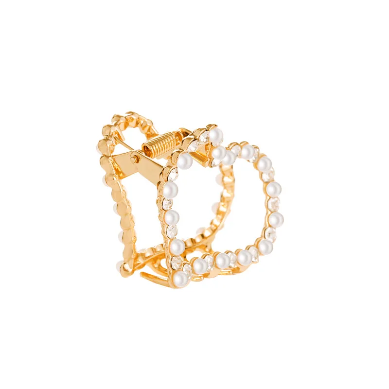 

Korean New Hot-Selling Hair Accessories Fashion Ins Catch Clip Ponytail Clip Temperament All-Match Alloy Claw Clip Female