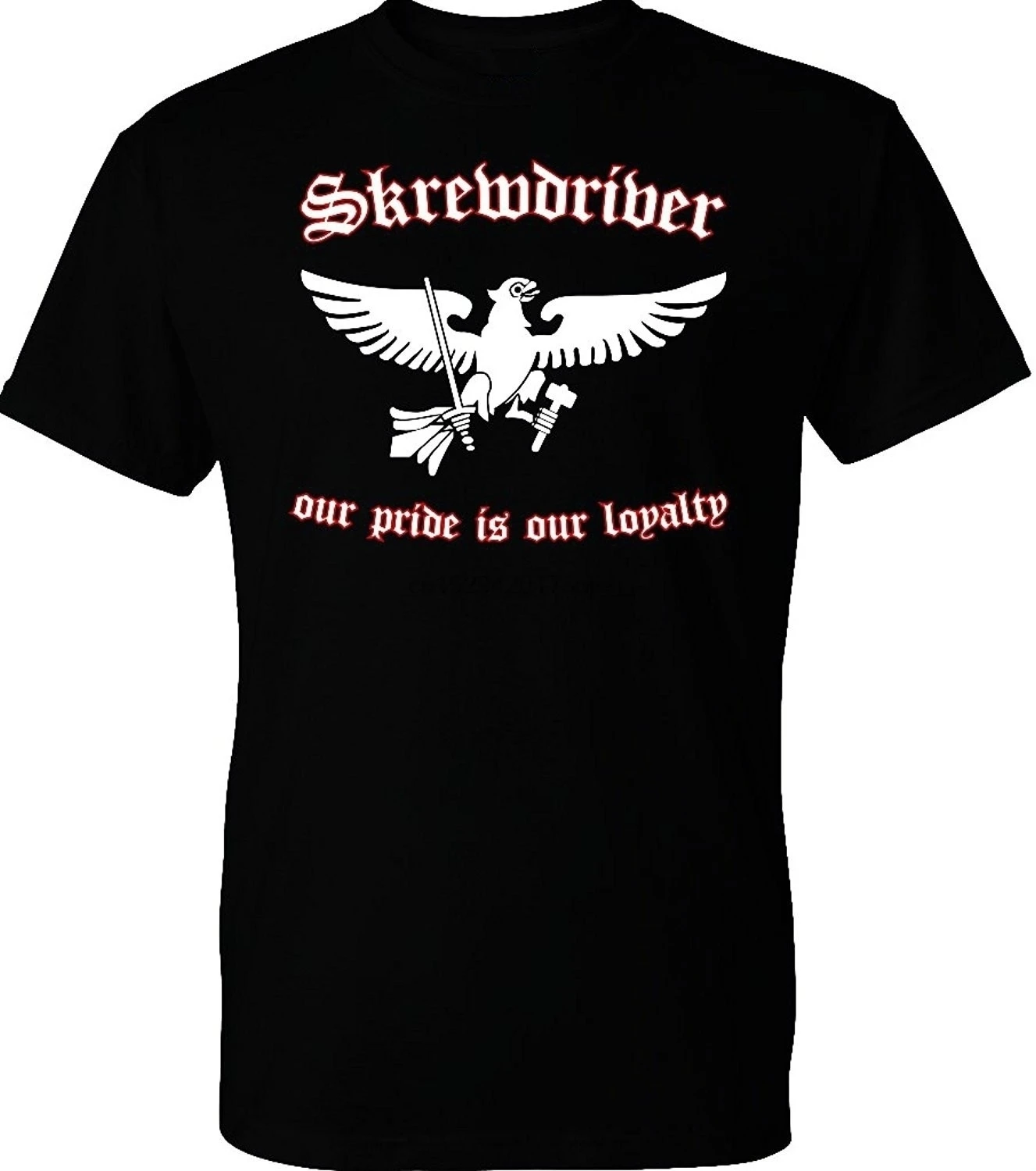 

Skrewdriver Our Pride Is Our Loyalty Black Short-sleeved Black