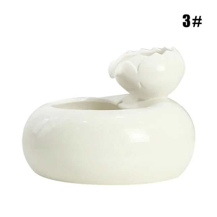 Cat Ceramic Water Fountain Automatic Pet Drinking Fountain Quiet Electric Automatic Circulation System Water Dispenser P7Ding
