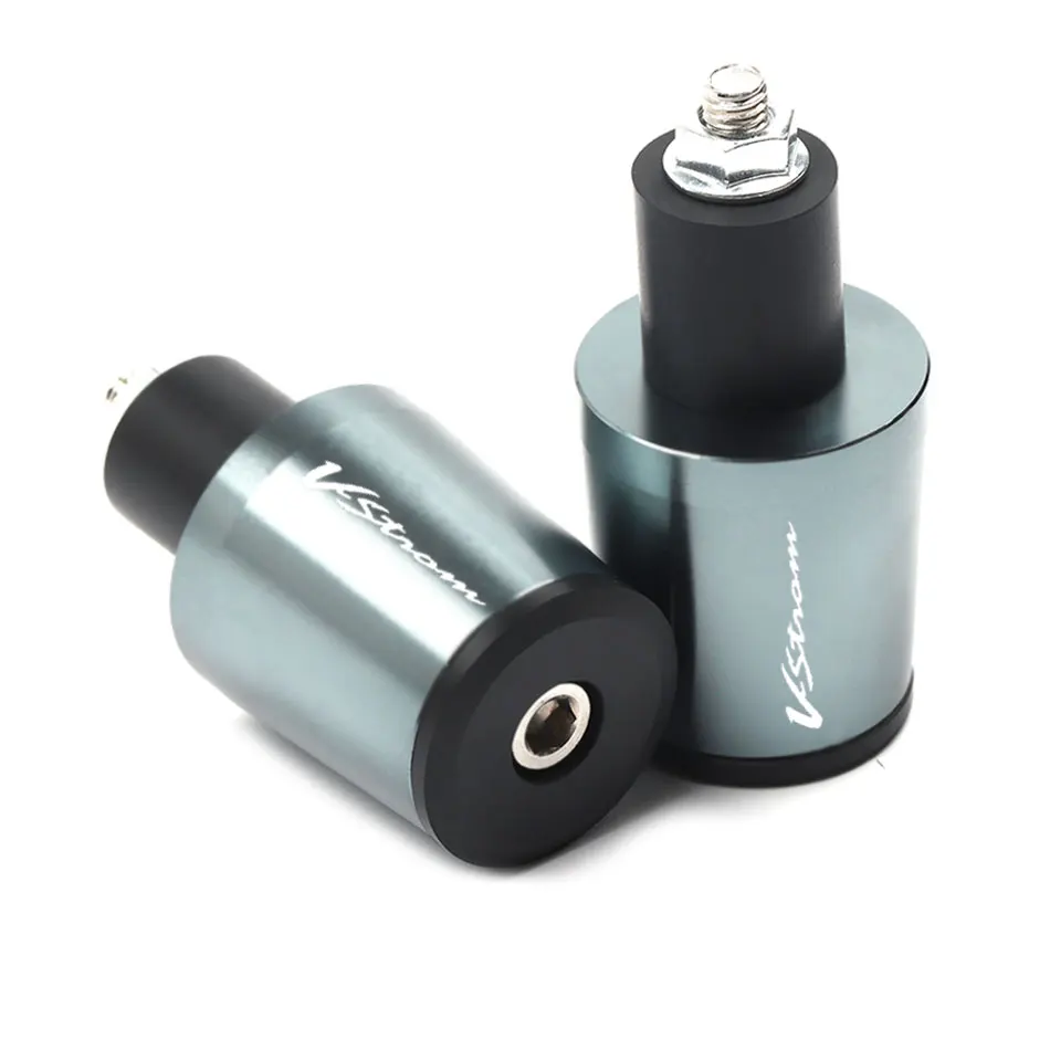 

With Logo 8 Colors For Suzuki DL650 V-STROM 2004-2009 7/8'' 22mm Motorcycle CNC Handlebar Grips End Handle Bar Cap End Plug