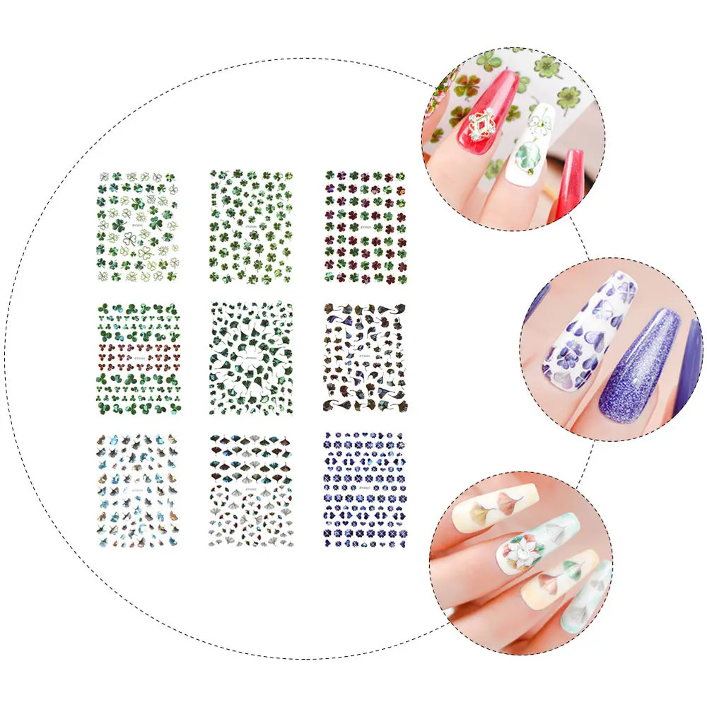 Наклейки для ногтей на День Св. Патрика самоклеящиеся наклейки маникюра | Красота