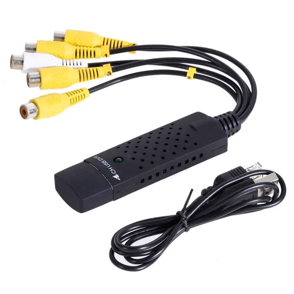 HBUDS 4 канала карта адаптера записи USB 2 0 DVR Видео Аудио CCTV безопасности Камера |
