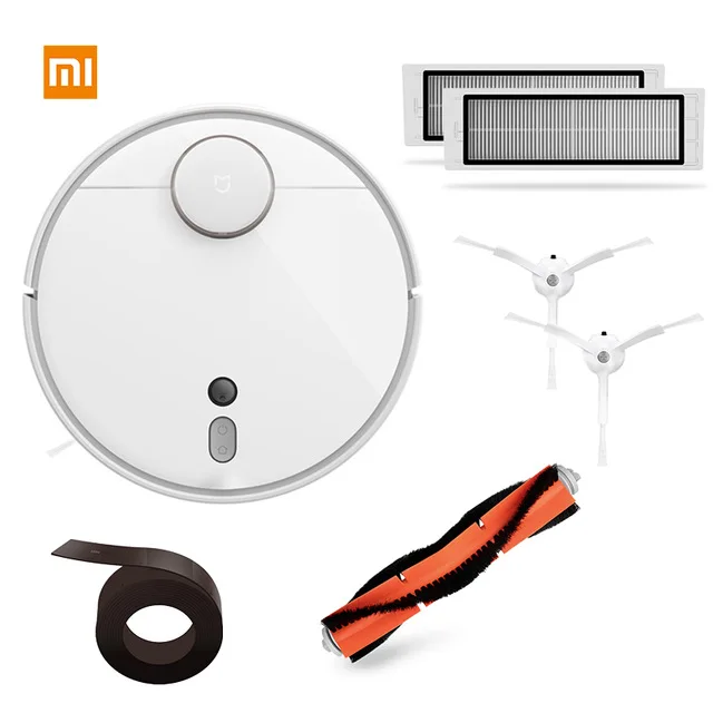Робот-пылесос Xiao mi 1s mi, аспиратор, умная планируемая очистка, Odkurzacz LDS AI, визуальное изображение, навигация, Европейский запас - Цвет: xiaomi 1s  P2