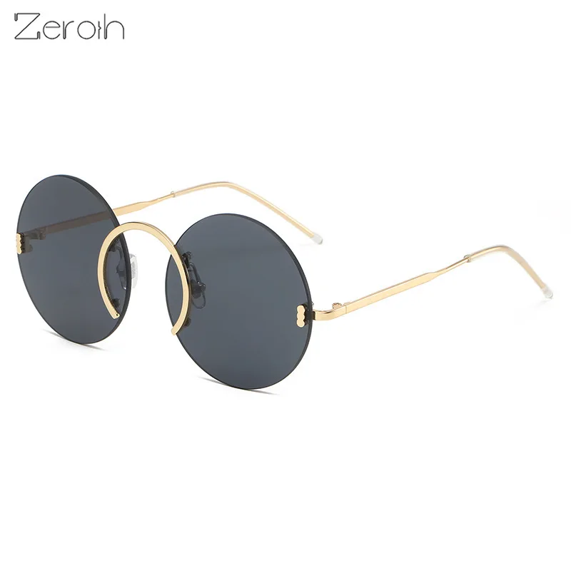 

Fashion Steampunk Sunglasses Women Round Glasses Retro Sunglass Men Luxury Designer Eyewear UV400 Sun Glass Ocean Lens Shades