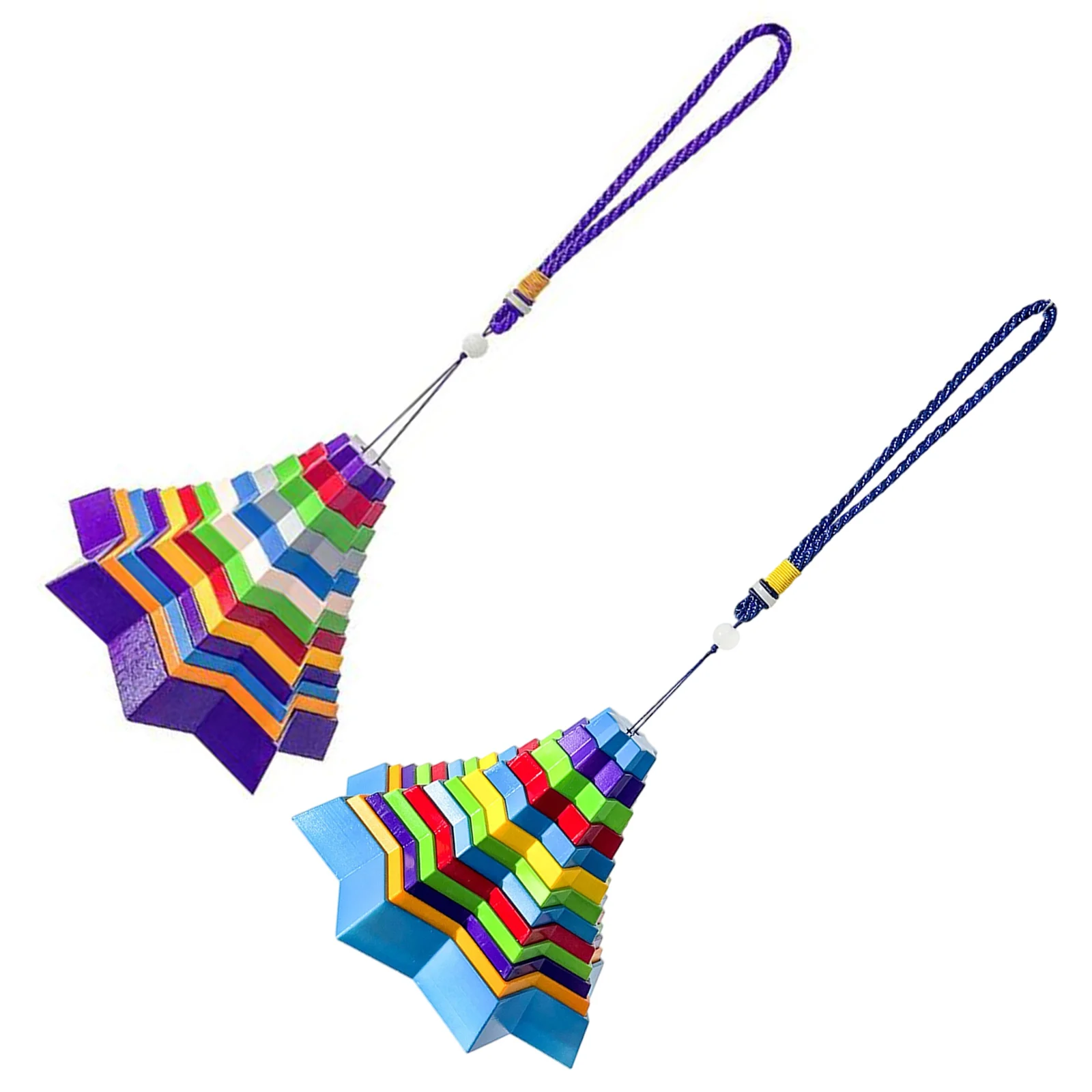 

Многослойная подвеска «падающая звезда», Спиннер для крыльца, подарок на День Благодарения, Рождество, декомпрессионная игрушка