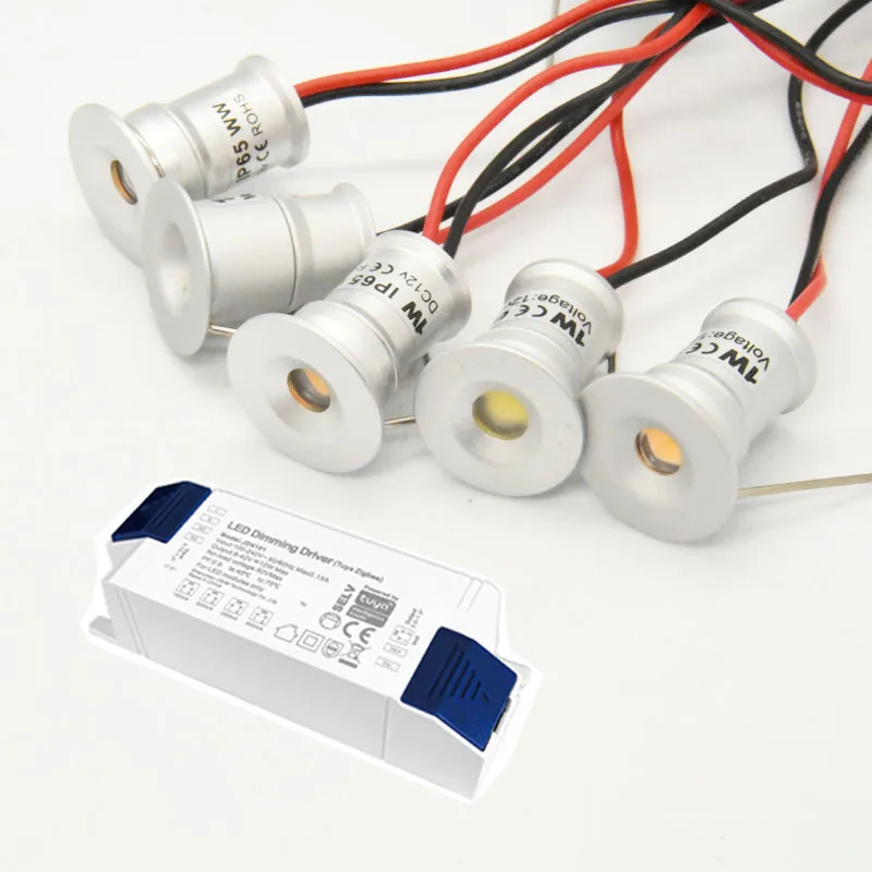 

Светодиодный мини-светильник Tuya Zigbee, лампа с трансформатором для кухни, кабинета, потолочный светильник для Google Alexa Voice Smart, 1 Вт, 2 Вт