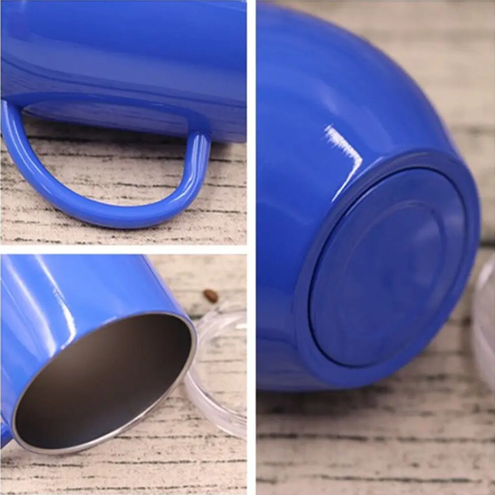 Модная чашка в виде яичницы кружка с двойными стенками из нержавеющей стали яиц