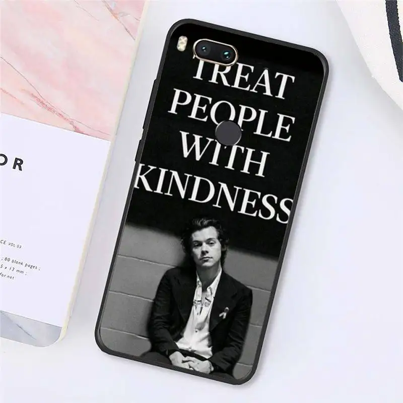 

Harry Styles Treat people with kindness Phone Case For Xiaomi Mi Note 10 Lite pro 7 9 9t pro se a2 lite