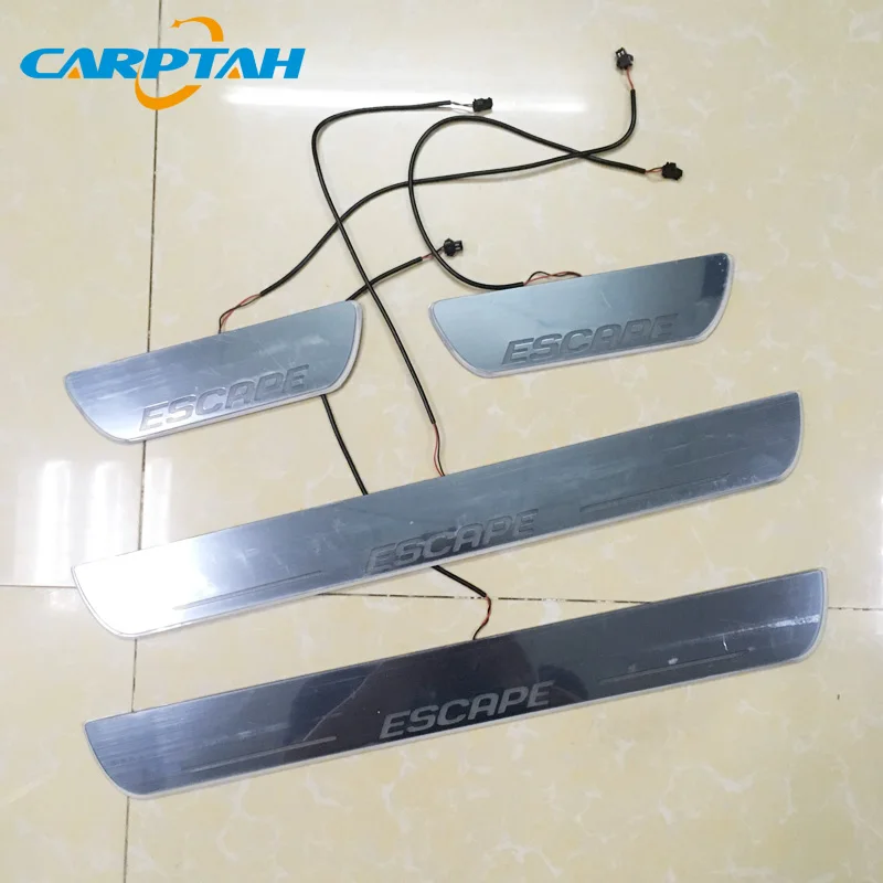 CARPTAH отделкой педаль автомобиля внешние Запчасти светодиодный порога Накладка