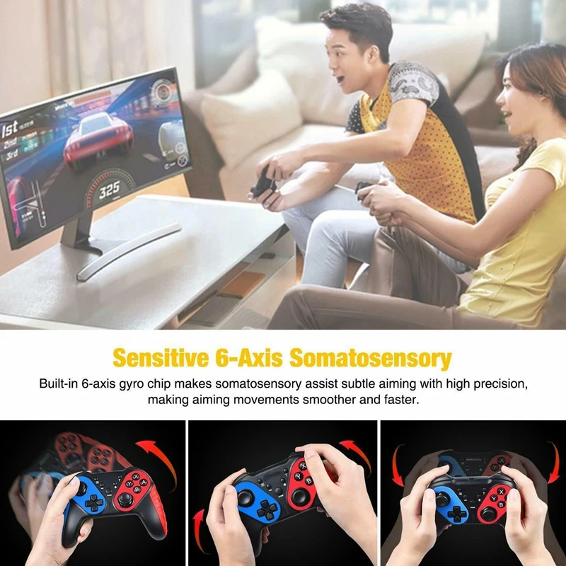 Беспроводной Bluetooth Nfc дистанционный игровой контроллер для Nintendo Switch Gamepad с