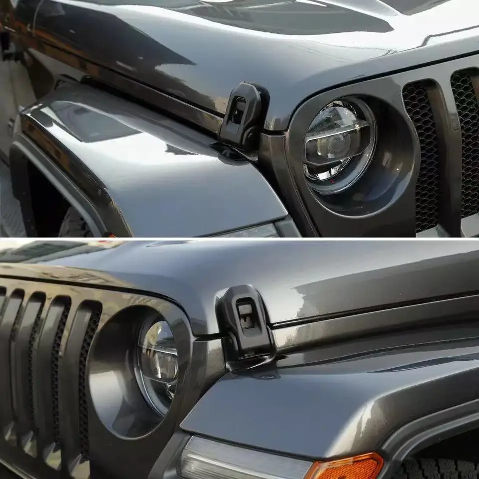 

Замок двигателя автомобиля, защелка капота автомобиля, защелка, защелка крышки, защита для Jeep Wrangler JK/JL 2007 2008 2009 2010 2011 2012 2013 2014 - 2018