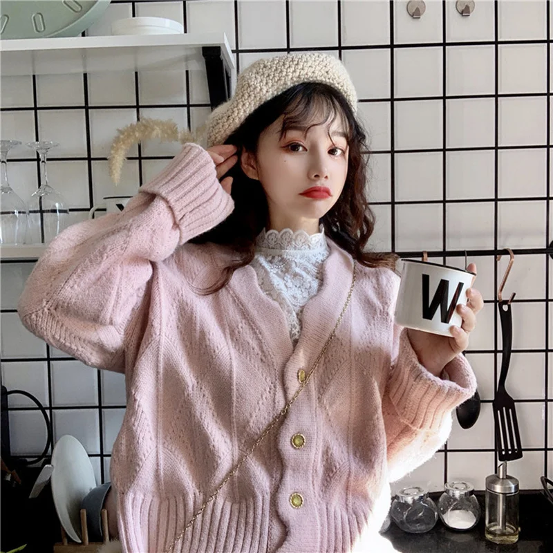 

v- , , Kawaii, , , - 2020, Mujer Sueter