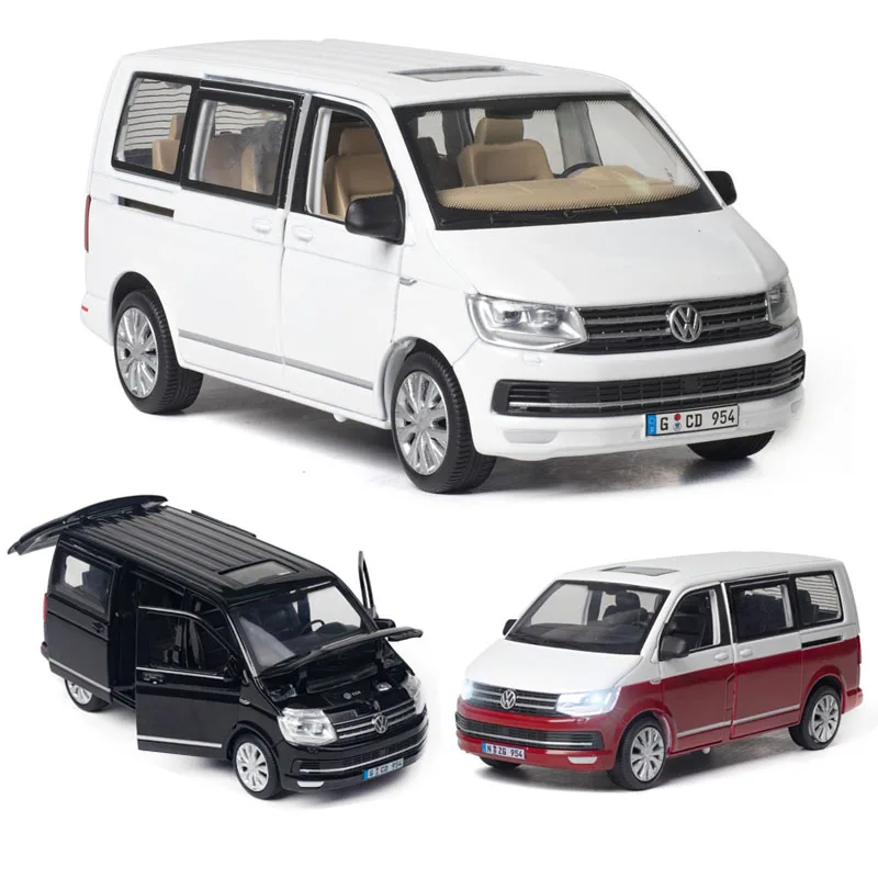 

Коллекционная модель автомобиля VW Multivan T6, из сплава, в масштабе 1:32