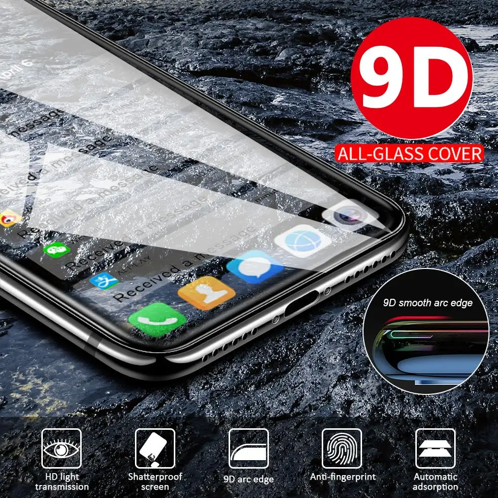 9D Ультра тонкое закаленное стекло для Xiaomi Note 5 7 6 K20 Pro 4X GO Redmi 7A 6A 5A защита экрана
