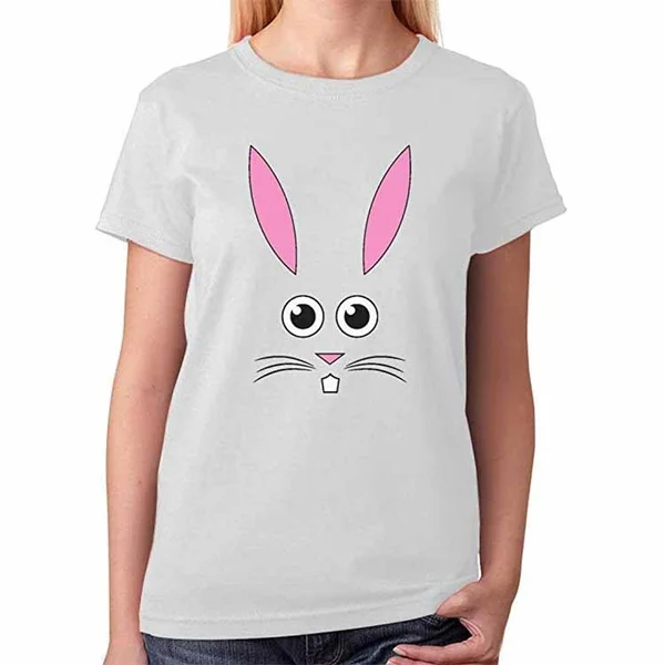 Пасхальный кролик уход за кожей лица рубашка для девочек Забавные женская