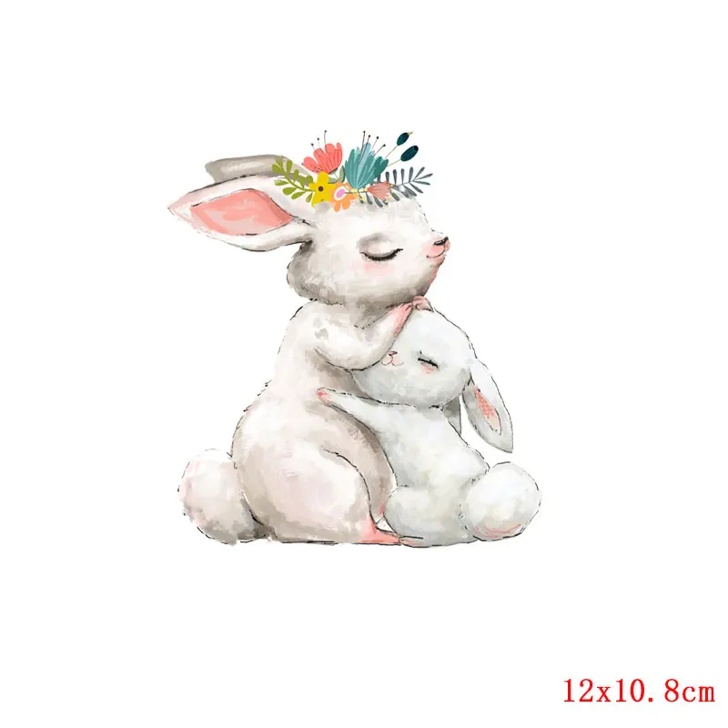 Термоклейкие виниловые термонаклейки с изображением кролика коала|Заплатки| |