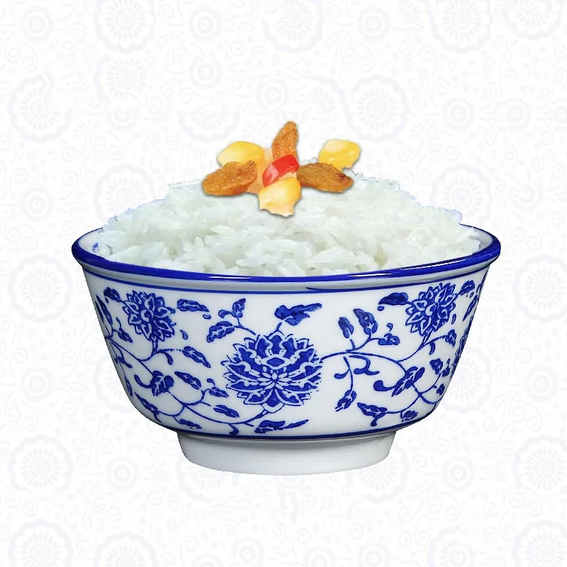 Креативный синий и белый фарфор маленькая миска для риса керамическая посуда Ramen
