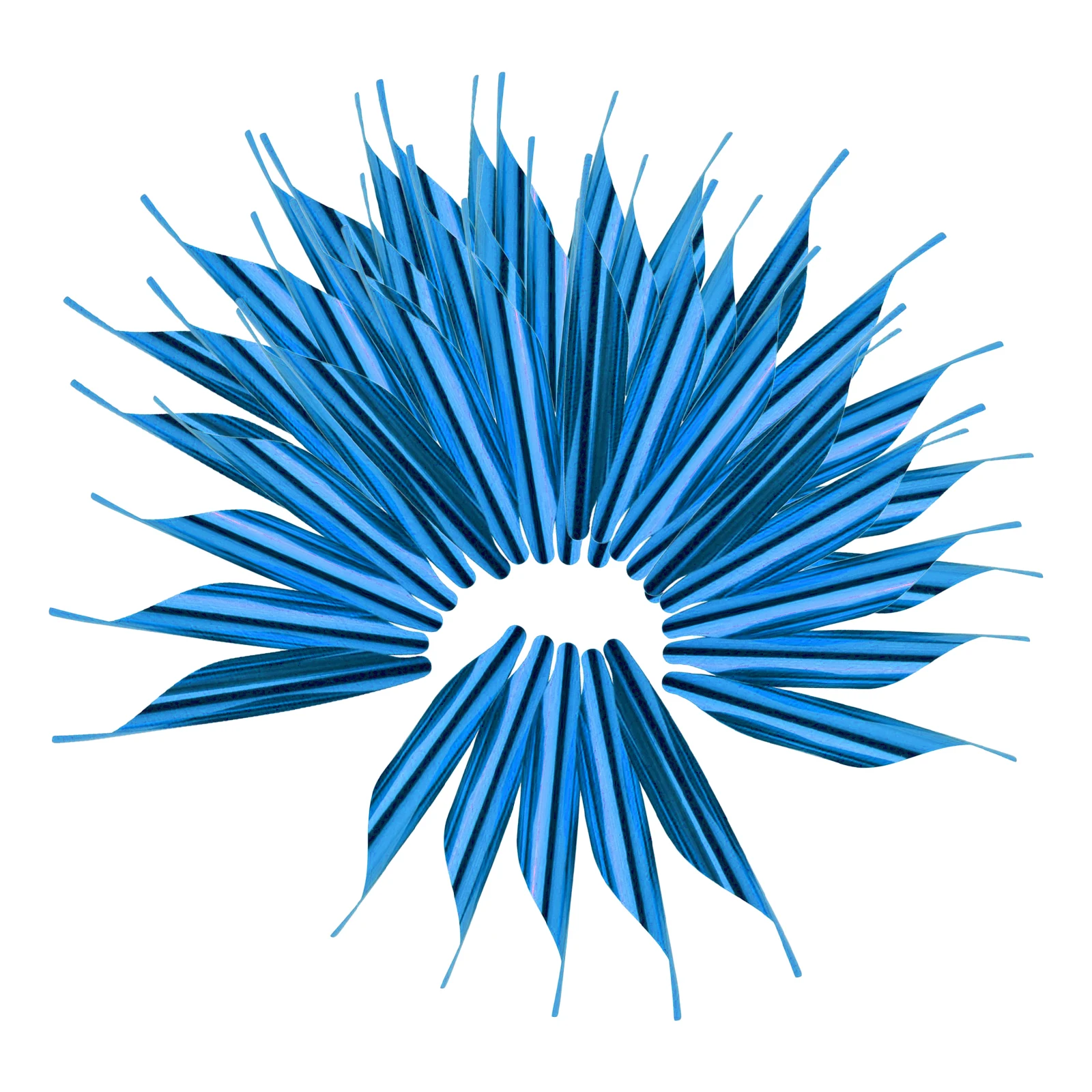 

50Pcs Fletch Durable Fletching DIY End Fin Fletches Spin Vanes Attachment